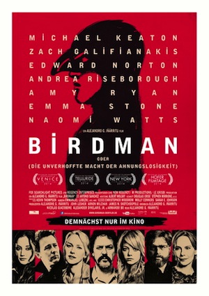 Beste Gute Filme: Filmplakat Birdman